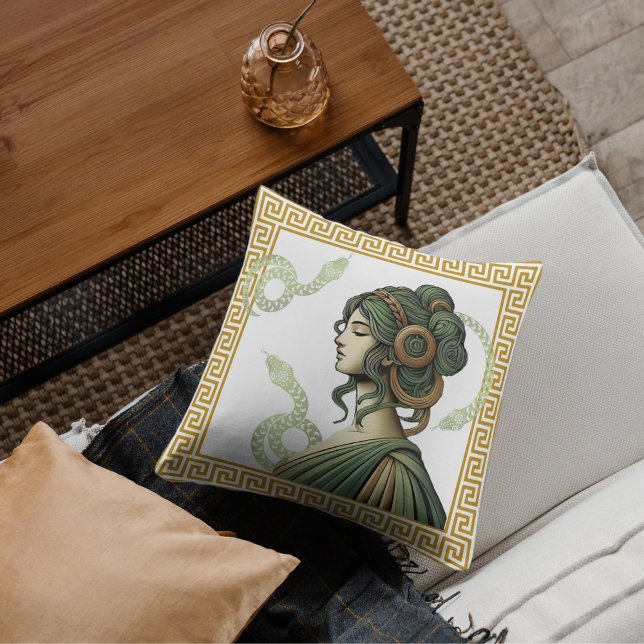Aesthetic Medusa Art Pillow  (Creator Uploaded)