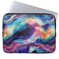 Aesthetic modern colourful rainbow agate glitter