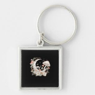 Aesthetic Moon Goblincore And Cottagecore Mushroom Key Ring