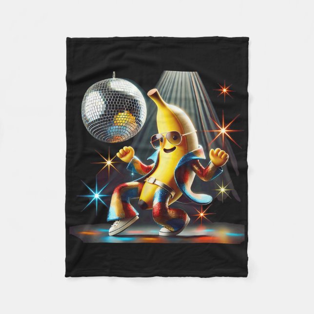 Aesthetic Nana Disco  Fleece Blanket (Front)