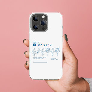 Aesthetic New Romantics Minimal Floral iPhone 13 Pro Case