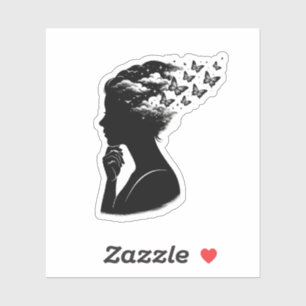 Aesthetic Night Sky Butterfly Art