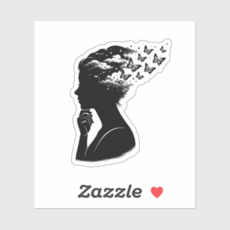 Aesthetic Night Sky Butterfly Art