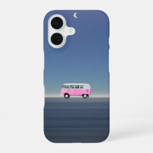 Aesthetic Night Travel Retro Beach Bomb iPhone 16 Case