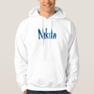 Aesthetic "Nikita" Personalised Script Art - Custo Hoodie