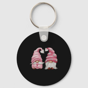 Aesthetic Nk Gnome Valentines Day Decor For Women Key Ring
