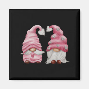 Aesthetic Nk Gnome Valentines Day Decor For Women Magnet