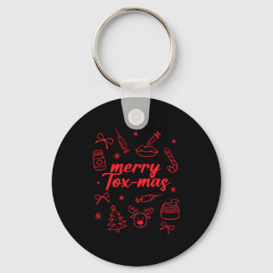 Aesthetic Nurse Injector Botox Er Xmas Merry Tox-m Key Ring