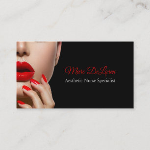 Aesthetic Nurse Injector Cosmetic Surgeon Business Card