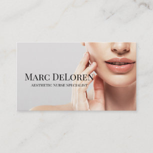 Aesthetic Nurse  Injector Cosmetic Surgeon Business Card