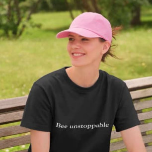 aesthetic outfit quote Bee unstoppable T-Shirt