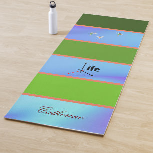 Aesthetic Pastel Colour Custom Yoga Mat