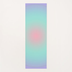 Aesthetic Pastel Rainbow Reflections Gradient Yoga Mat
