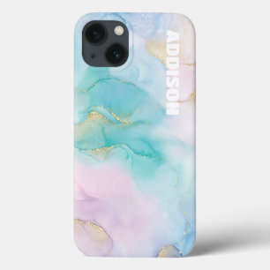 Aesthetic Phone Case, Marble iPhone 13 Case