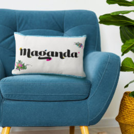 Aesthetic Pillow 'Maganda' Filipino Boho