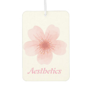 Aesthetic Pink Flower  Car Air Freshener