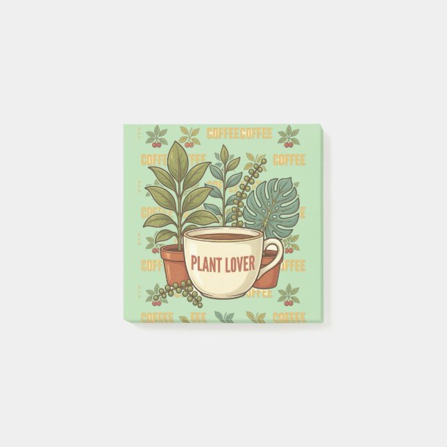 Aesthetic Plant Mum Gift Post-it Notes (Front)