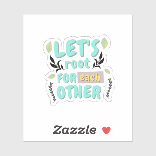 Aesthetic Plant Quote Sticker  (Sheet)