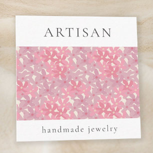 Aesthetic Purple Necklace Jewellery Display Card