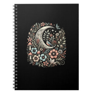 Aesthetic Retro Goblincore And Cottagecore Mushroo Notebook