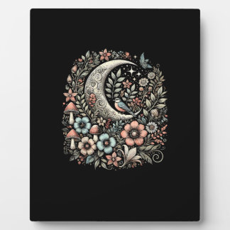 Aesthetic Retro Goblincore And Cottagecore Mushroo Plaque