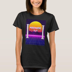 Aesthetic Retro Sunset Vaporwave Aesthetic Ndie Sa T-Shirt