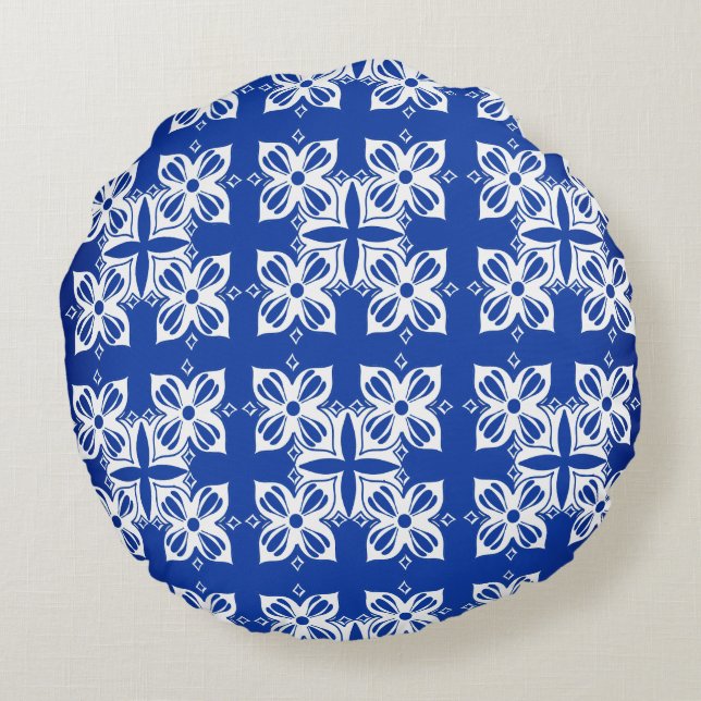 Aesthetic Round Pillow (Back)