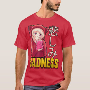 Aesthetic Sadness Otaku Cute Animes Weeb Lover T-Shirt