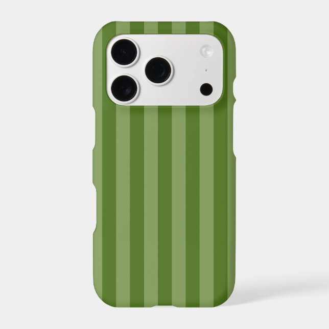 Aesthetic Sage Green Stripes Minimalist Pattern (Back)