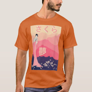 Aesthetic Sakura Cherry Blossom Beautiful Japanese T-Shirt