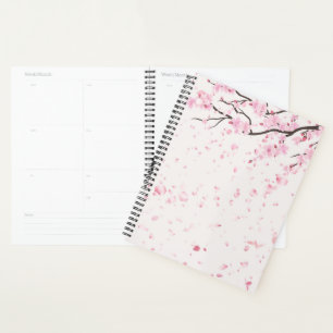 Aesthetic Sakura Pink Flowers Personal planner