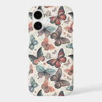 Aesthetic Scandi Boho Butterfly Pattern