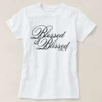 Aesthetic script Blessed & Blissed Out affirmation