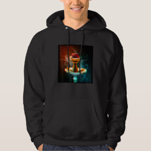 Aesthetic Shisha Glitch Steam Hookah Vaporwave Hoodie