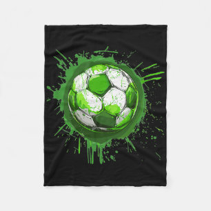 Aesthetic Soccer  Fleece Blanket