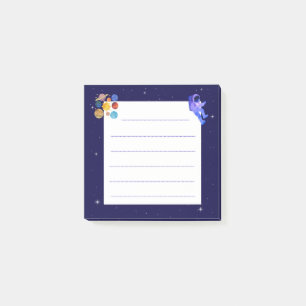 Aesthetic Solar System Planet Astronaut Space Post Post-it Notes