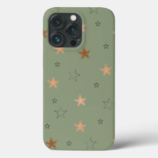 Aesthetic Star Pattern iPhone 13 Pro Case