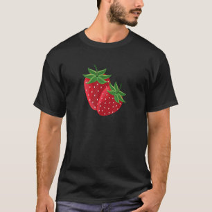 Aesthetic Strawberry Men Women T-Shirt
