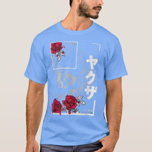 Aesthetic Streetwear Goth Skeleton Urban wear  T-Shirt