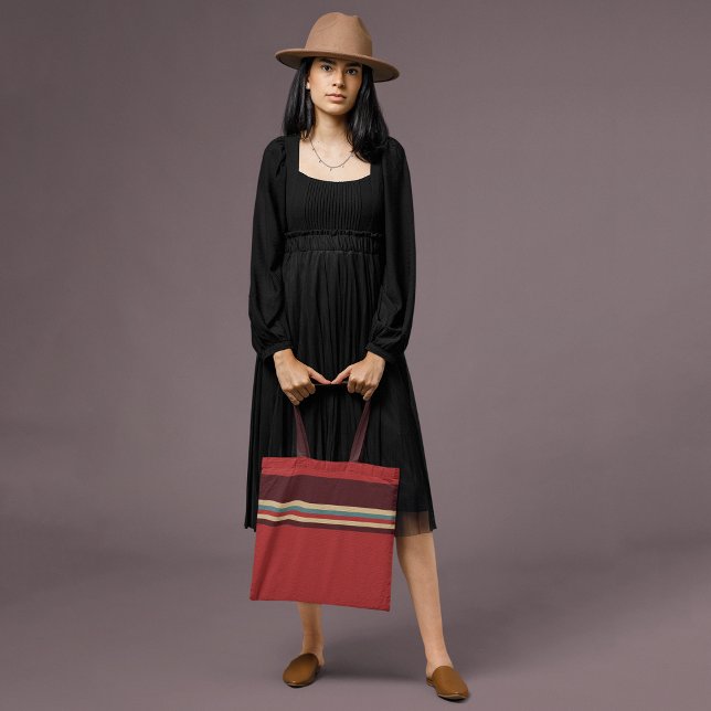 Aesthetic Stripes Tote Bag (Creator Uploaded)