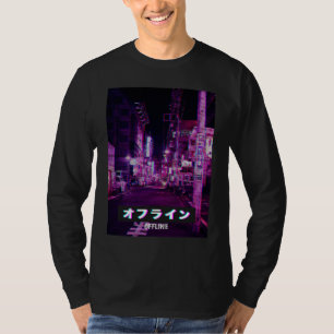 Aesthetic Style Vaporwave Japan 80s Meme Sad Glitc T-Shirt