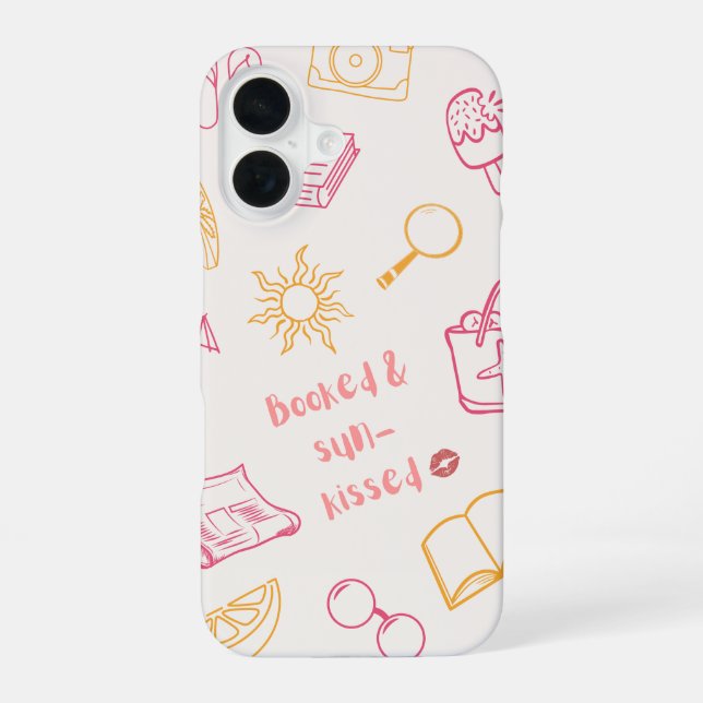 Aesthetic Summer Reading Phone Case (Back)