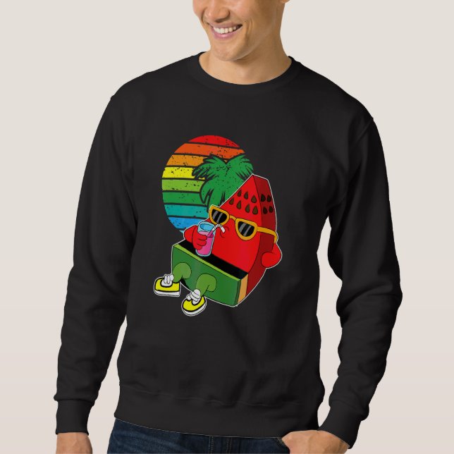 Aesthetic Summer Watermelon Sweatshirt (Front)