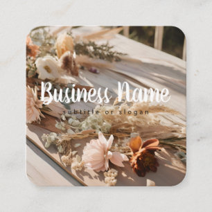 Aesthetic   Sunny   Boho   Floral   Business Card