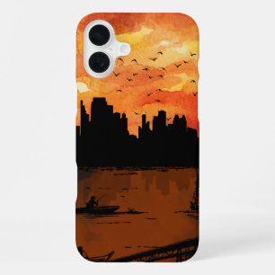 Aesthetic sunset iphone 16 pro case