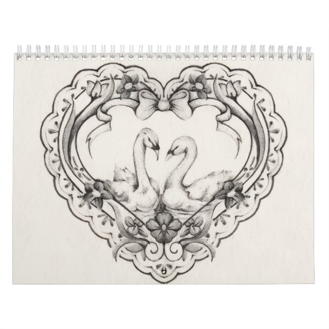 Aesthetic Swan Calendar (Cover)