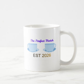 Aesthetic The Perfect Match Desi Wedding Coffee Mug
