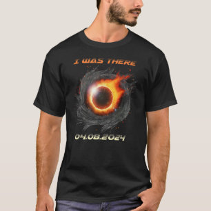 Aesthetic Total Solar Eclipse 2024 I Was There T-Shirt