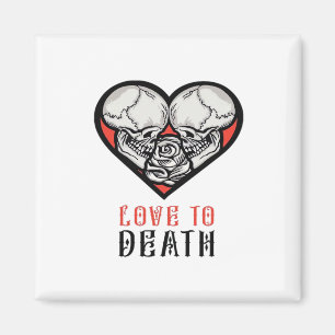 Aesthetic Valentines Till Death Do Us Part Magnet
