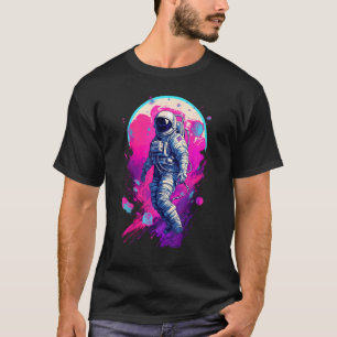 Aesthetic Vaporwave Astronaut Graphic Spaceman Gra T-Shirt